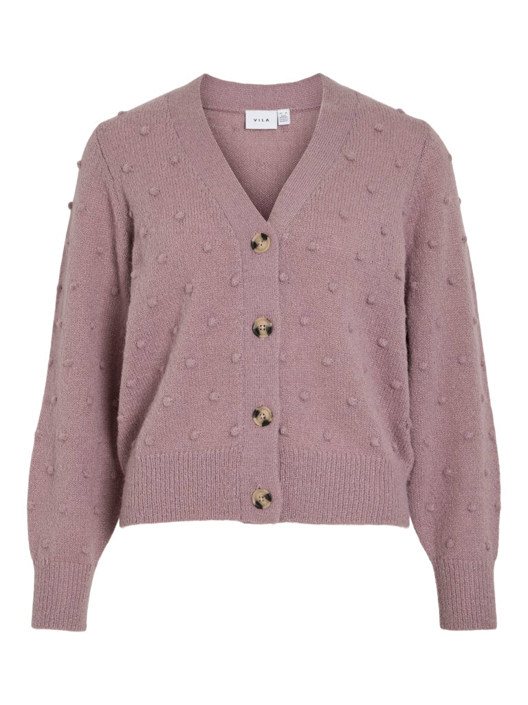 VITuli V-Neck L/S Knit Cardigan Toadstool