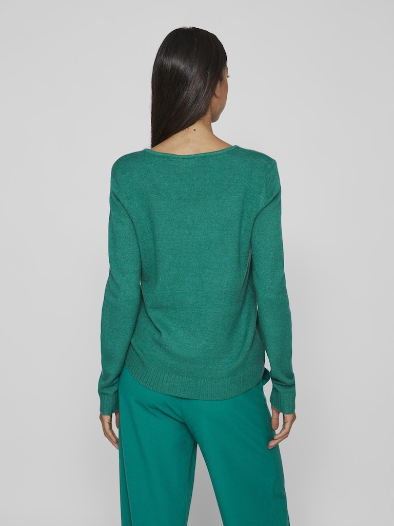 VIRIL V-Neck Knit Ultramarine Green