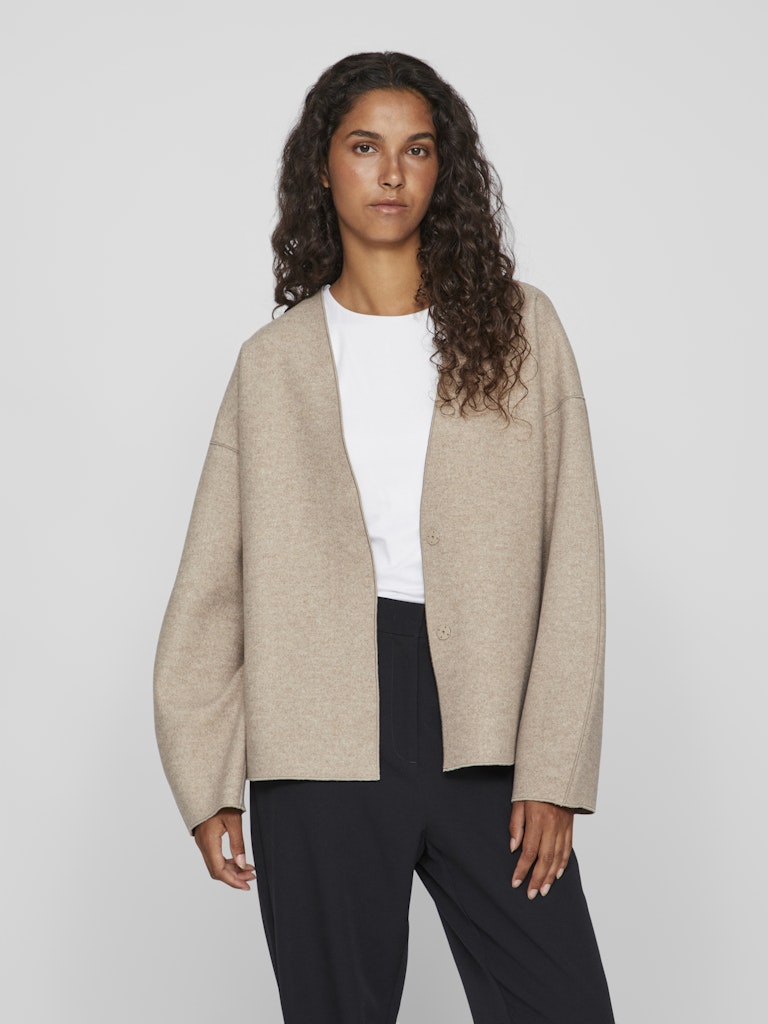 VIJuice Loos L/S Jacket Natural Melange