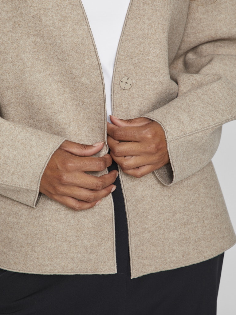 VIJuice Loos L/S Jacket Natural Melange