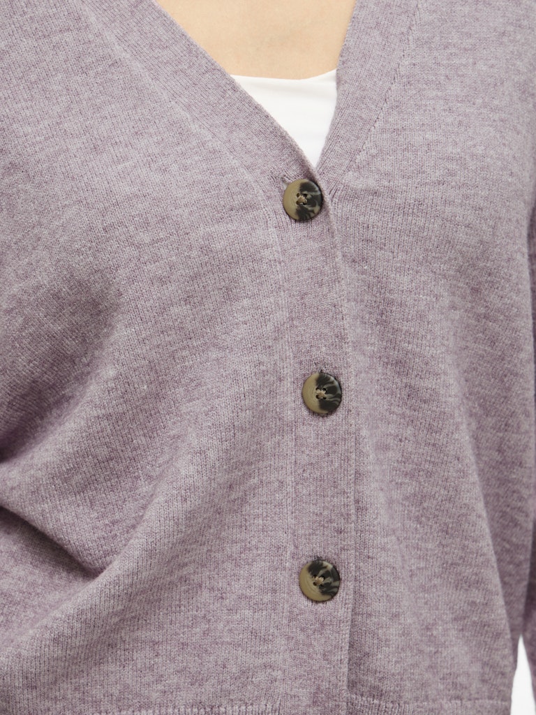 VIRil V-Neck Knit Cardiagan Toadstool Light