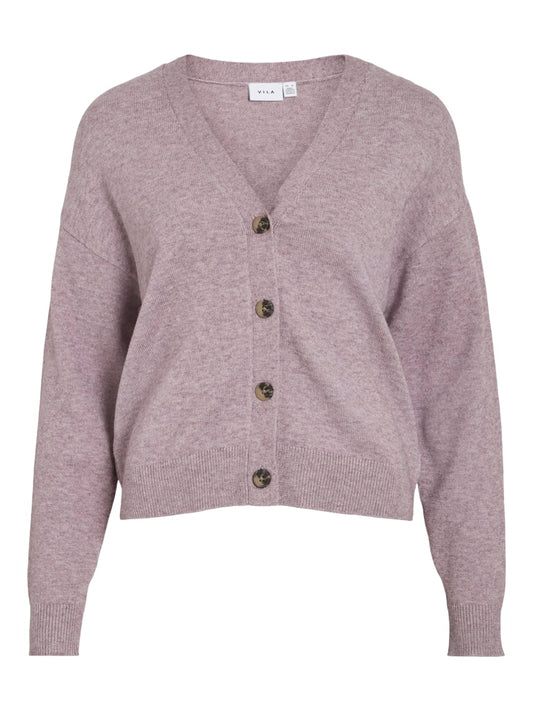 VIRil V-Neck Knit Cardiagan Toadstool Light