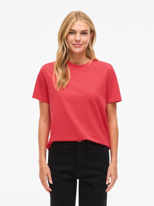 VINora S/S T-Shirt Hibiscus