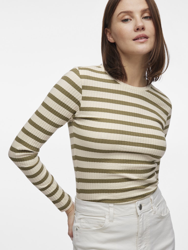 VIAmelie O-Neck L/S Top Capulet Olive