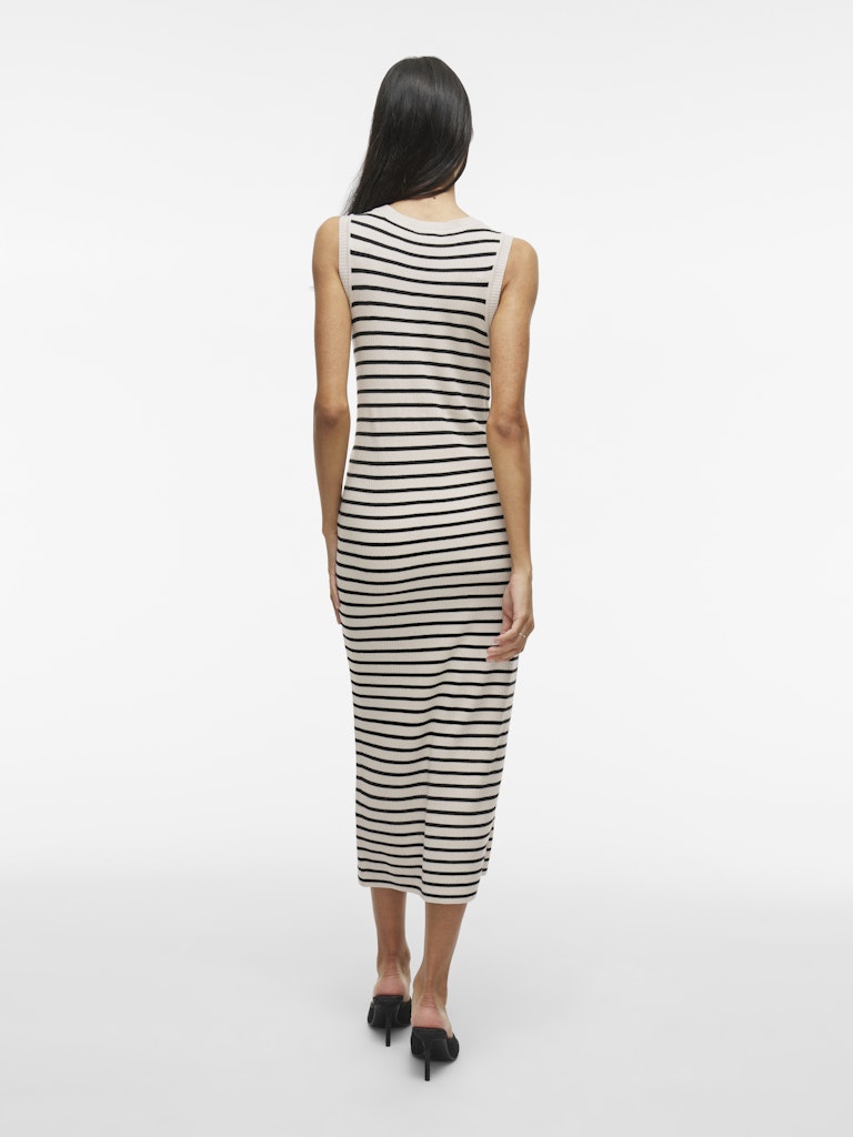 VIZicha O-Neck L/S Midi Dress Birch Black