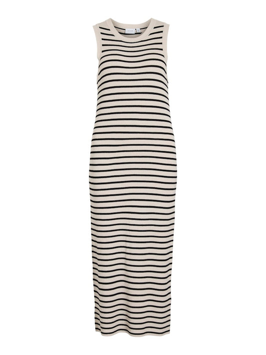 VIZicha O-Neck L/S Midi Dress Birch Black