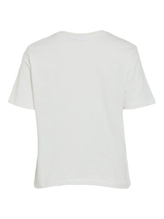 VISybil Leo Kiss S/S T-Shirt Cloud Dancer Kiss