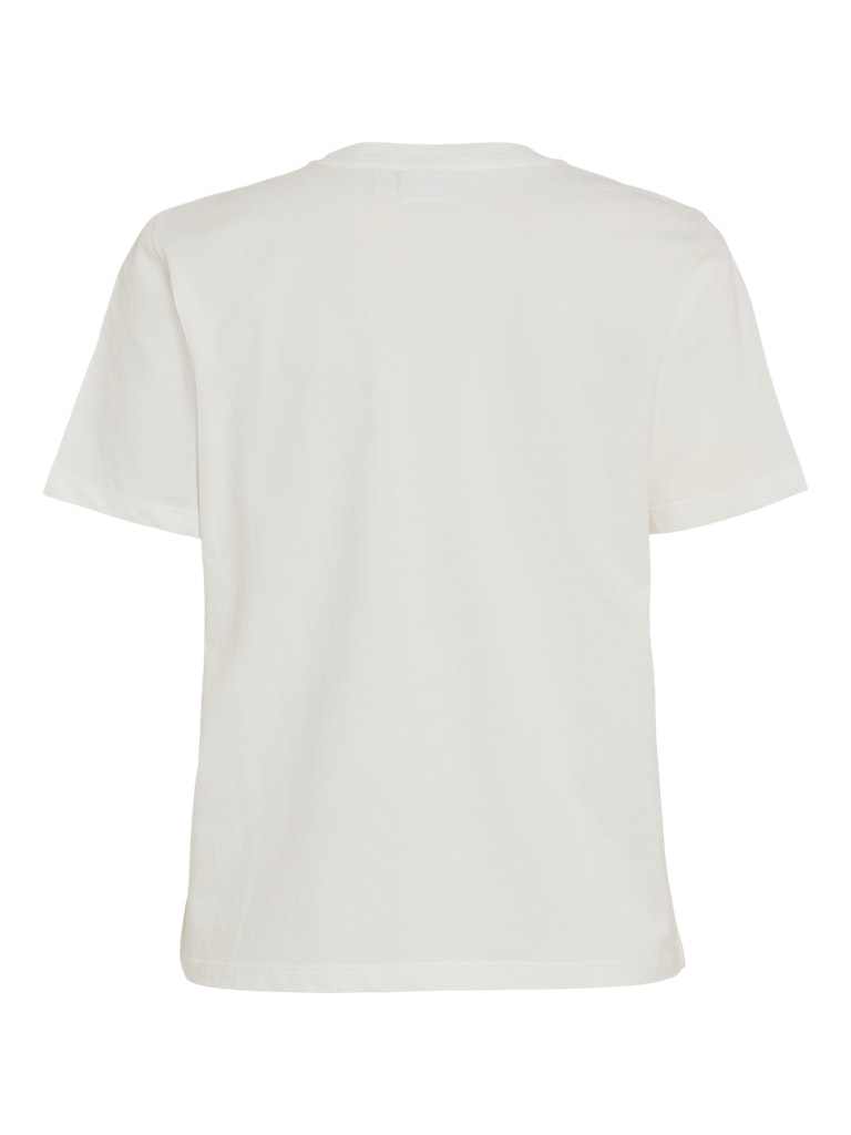 VISybil Leo Kiss S/S T-Shirt Cloud Dancer Love