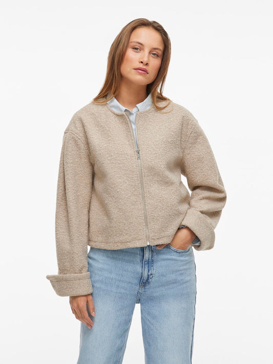 VIJadas New Zipper Jacket Natural