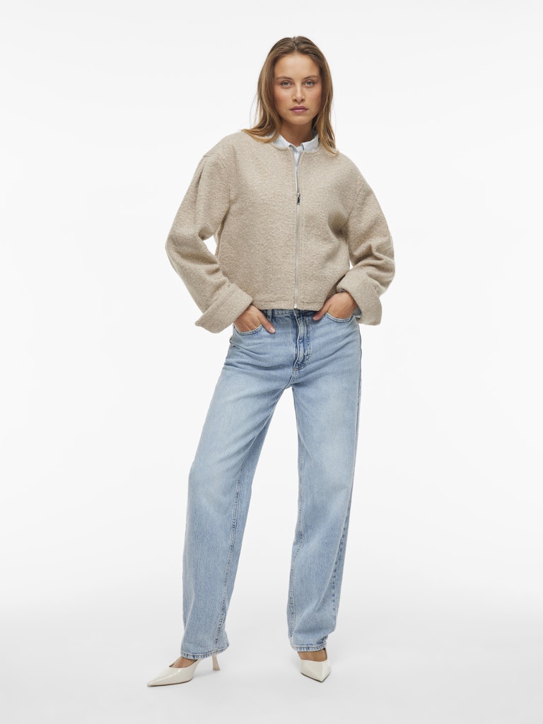 VIJadas New Zipper Jacket Natural