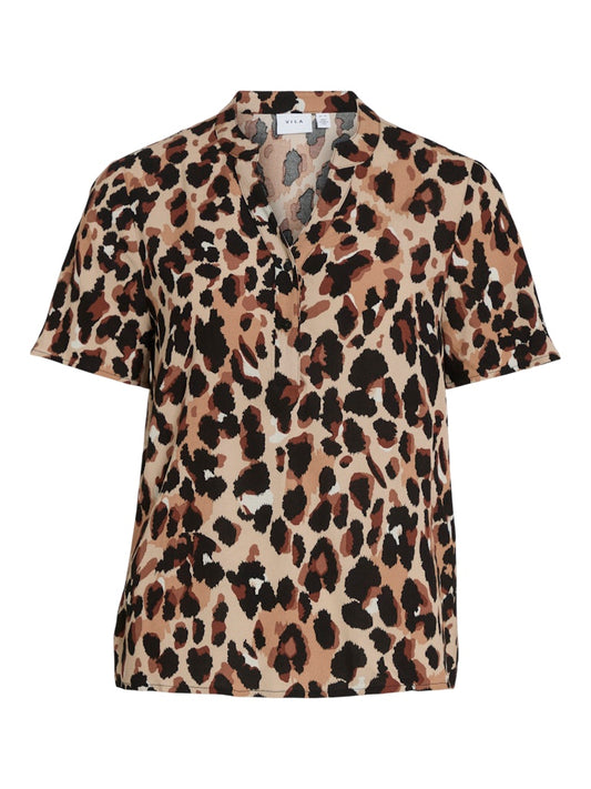 VIMoashly S/S Shirt Black Beauty Nalu