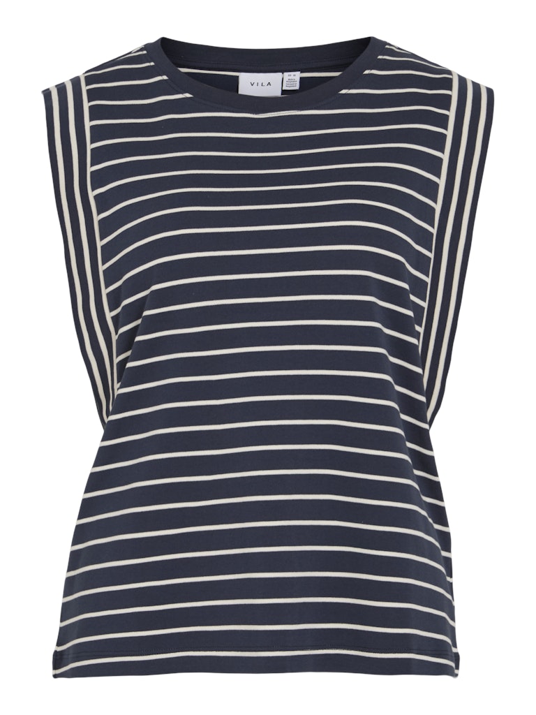 VIVeriana O-Neck Navy Blazer