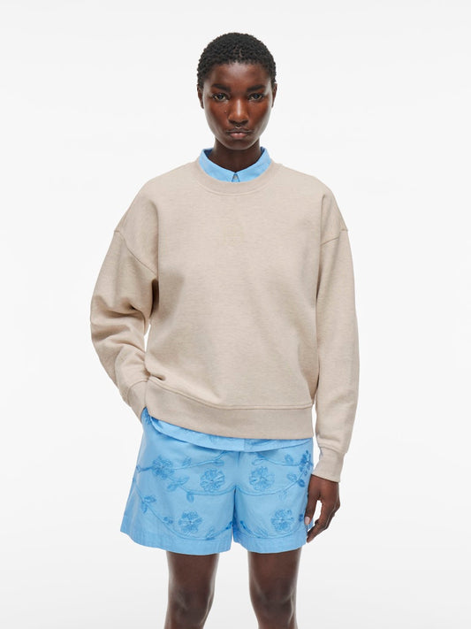 ROUNellie LS O-Neck Sweatshirt Super Light Natural