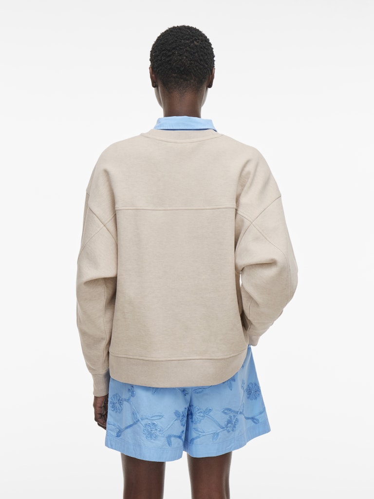 ROUNellie LS O-Neck Sweatshirt Super Light Natural