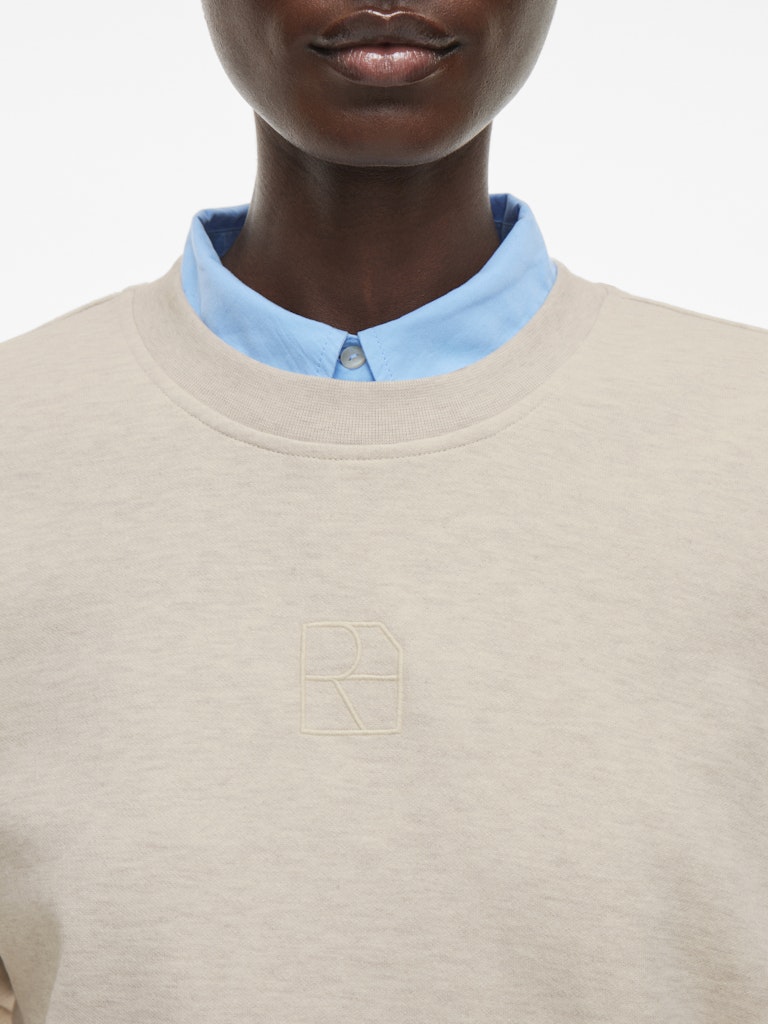 ROUNellie LS O-Neck Sweatshirt Super Light Natural