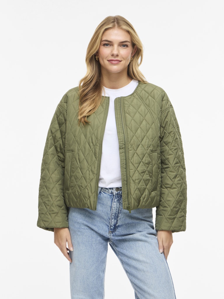 VITate L/S Quilted Jacket Olivine