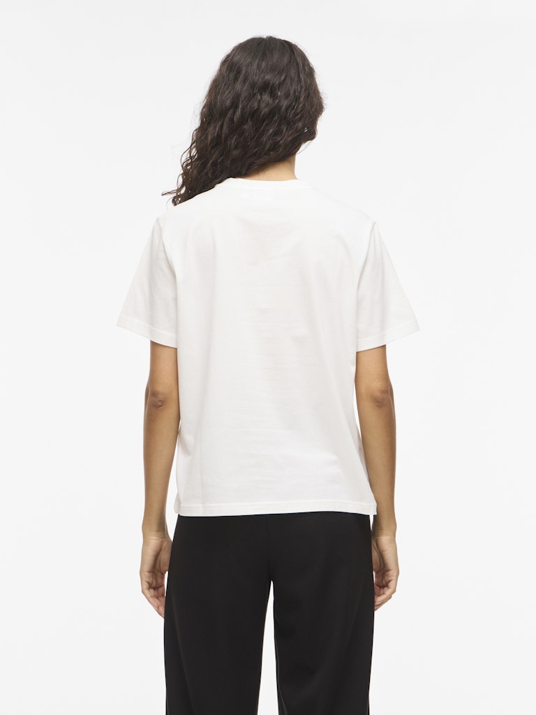 VISybil Berry O-Neck S/S Top Snow White Strawberry