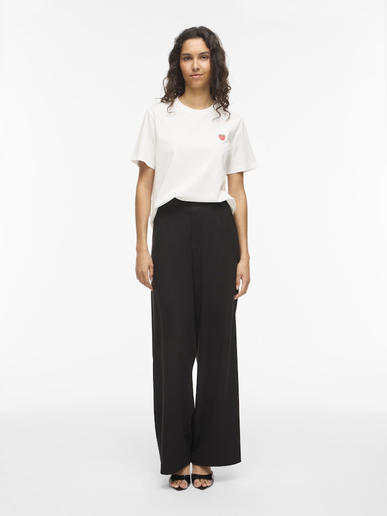 VISybil Berry O-Neck S/S Top Snow White Strawberry