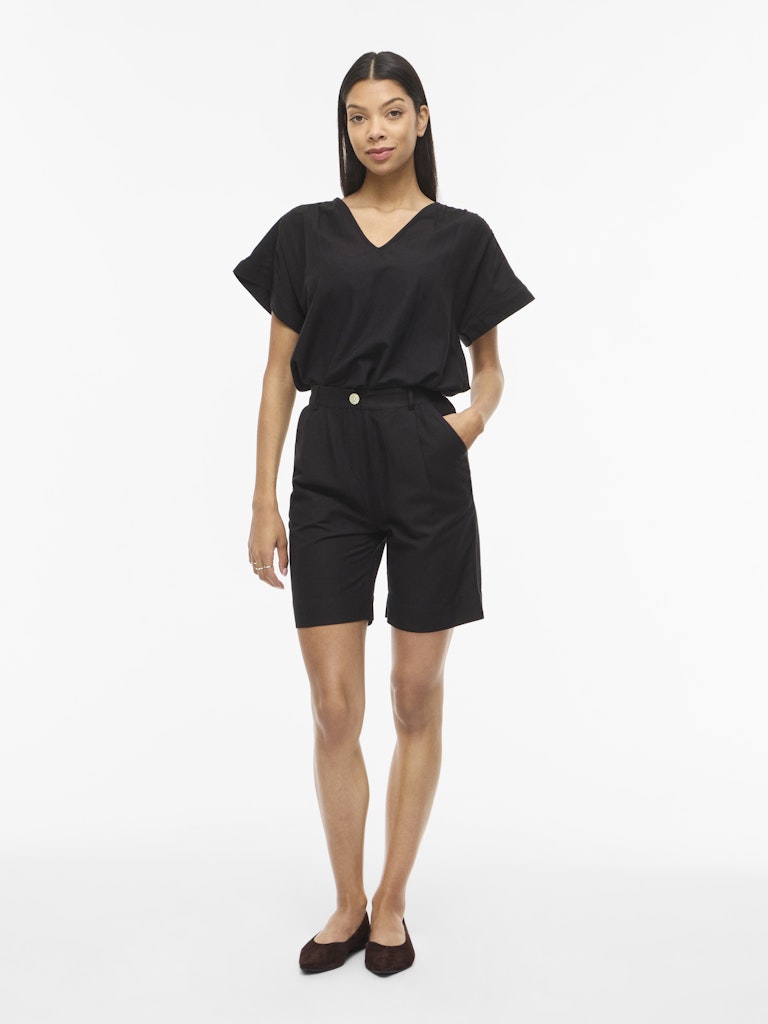 VIPrisilla HW Bermunda Shorts Black