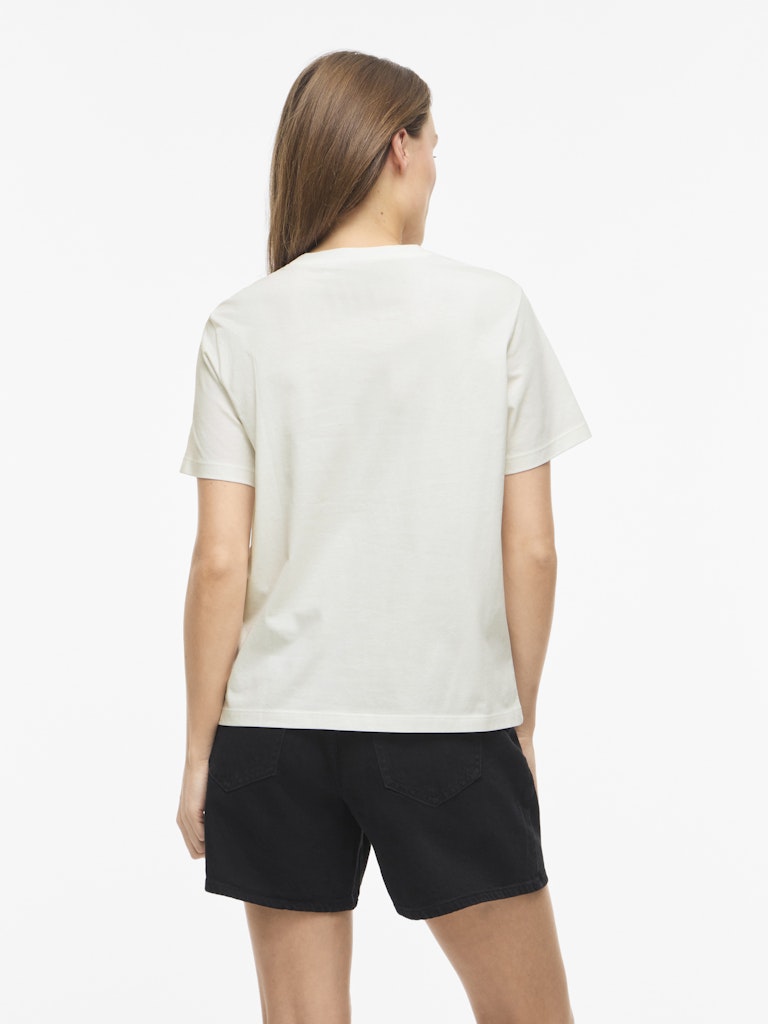 VISybilla O-Neck S/S Lemon Top Snow White Lemon