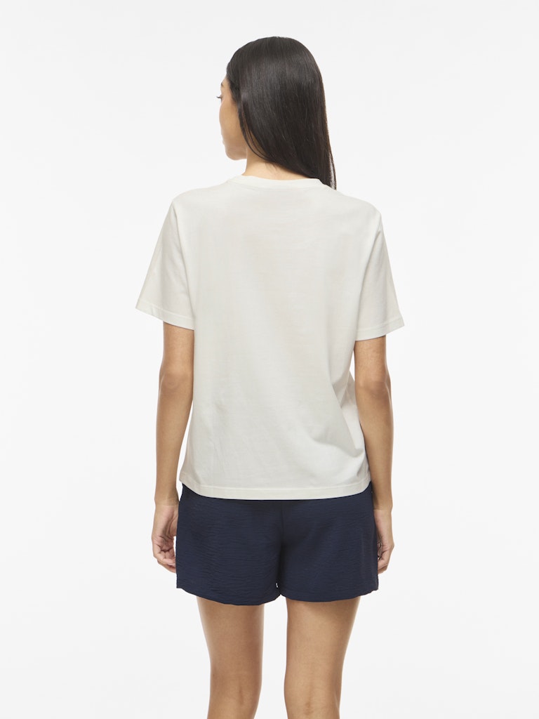 VISybilla O-Neck S/S Lemon Top Snow White Positano
