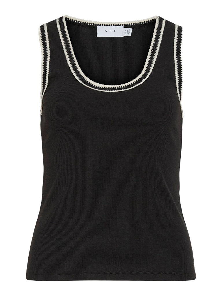 VIMovana O-Neck S/L Trop Black Beauty