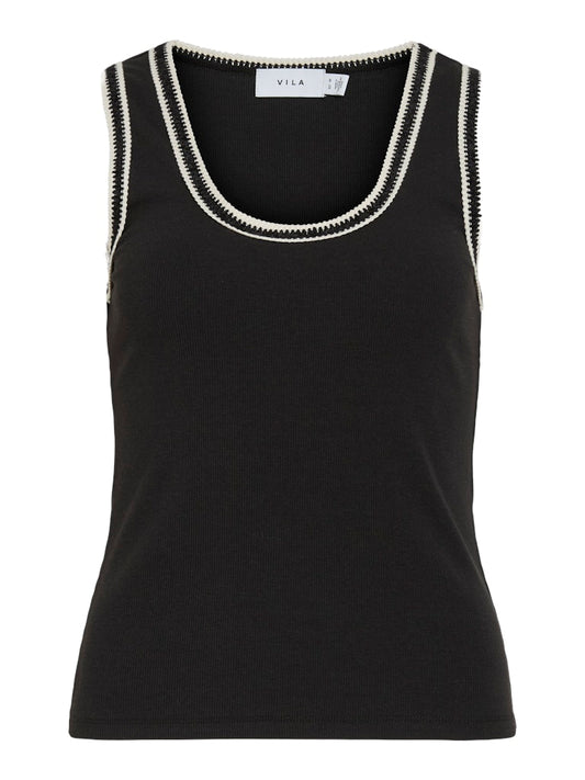 VIMovana O-Neck S/L Trop Black Beauty