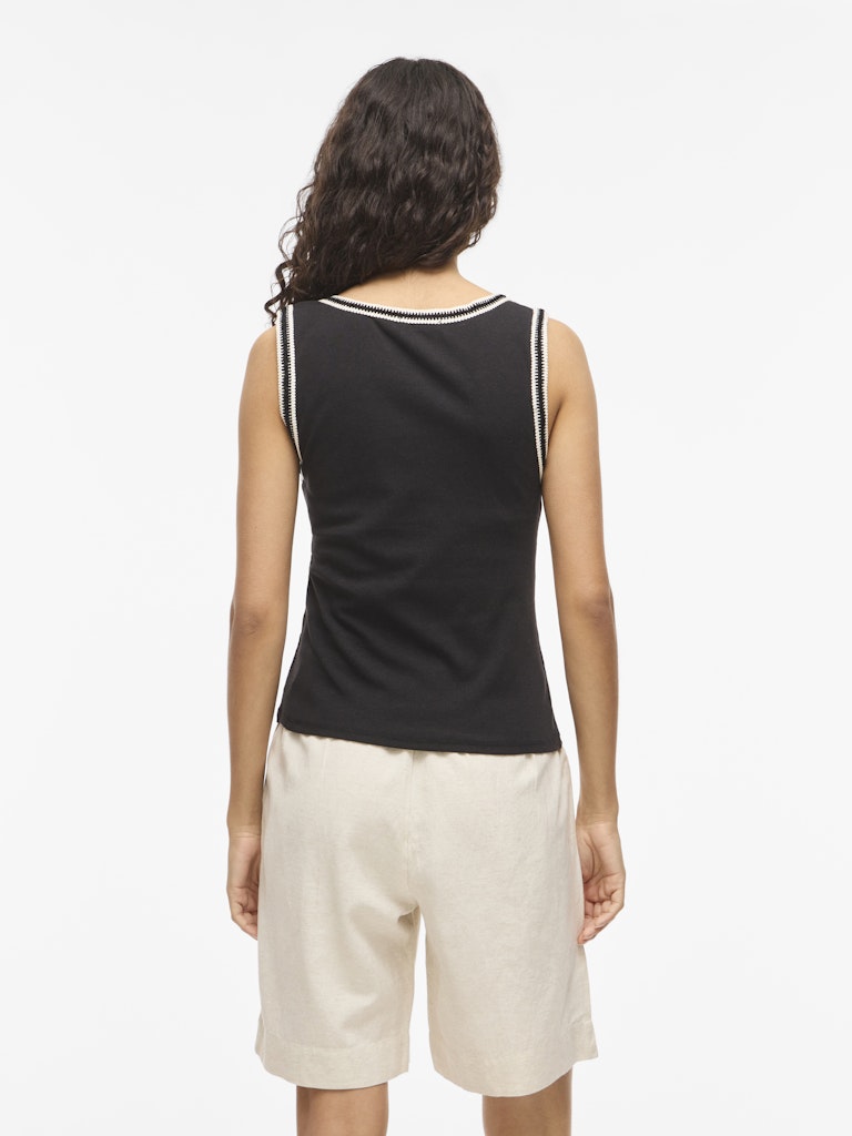 VIMovana O-Neck S/L Trop Black Beauty