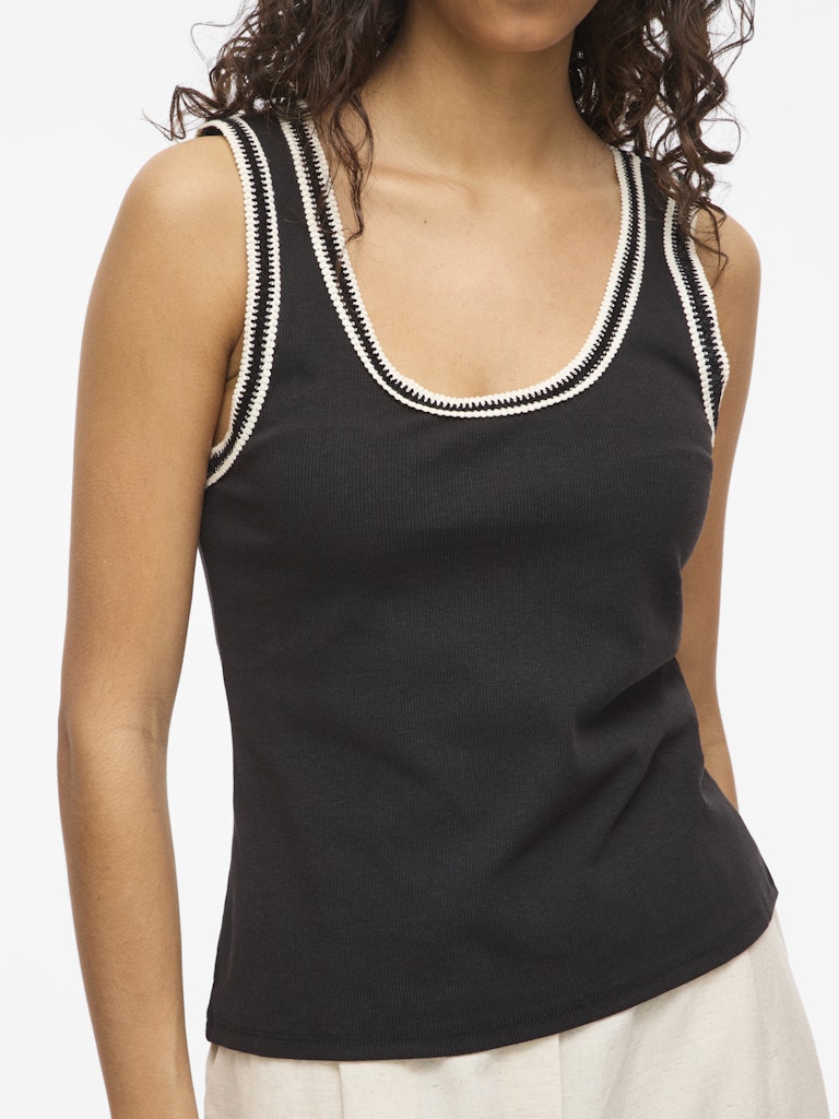 VIMovana O-Neck S/L Trop Black Beauty