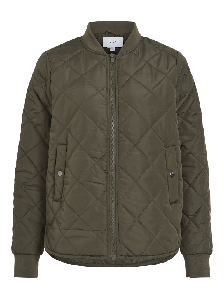 VITate Baseball Neck Bomber Jacket Forest Night