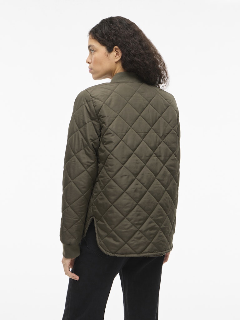 VITate Baseball Neck Bomber Jacket Forest Night