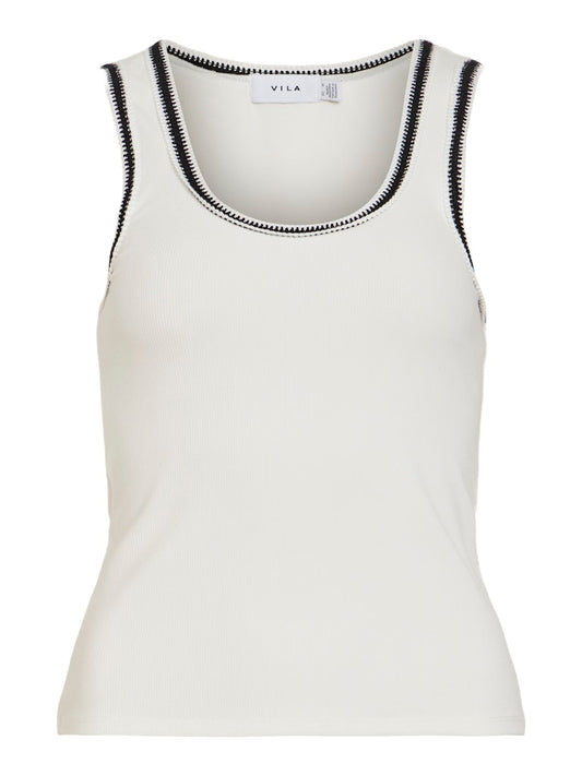 VIMovana O-Neck S/L Trop Snow White