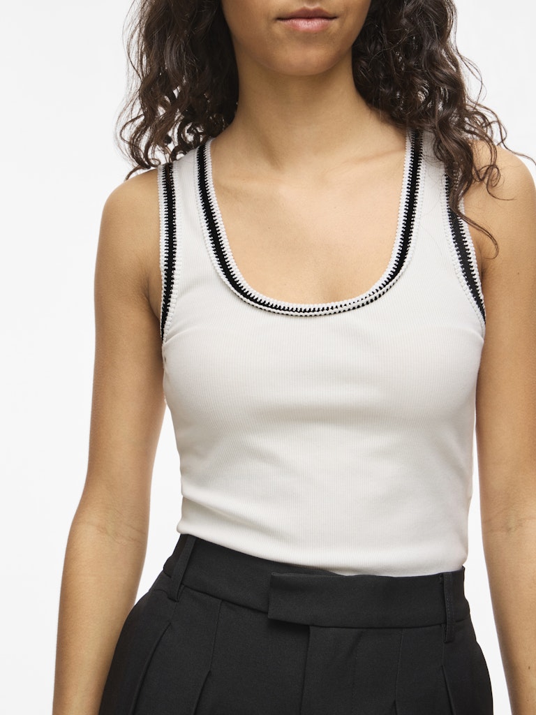VIMovana O-Neck S/L Trop Snow White