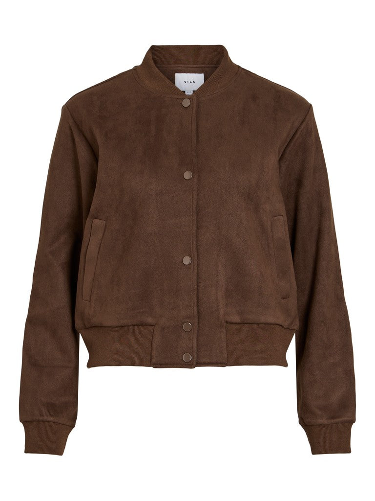 VINili L/S Bomber Jacket Coffee Bean