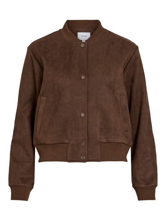 VINili L/S Bomber Jacket Coffee Bean