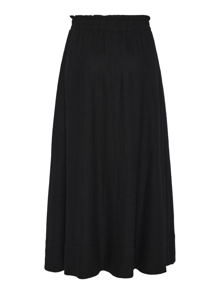Yasflaxy HW Ankle Skirt Black