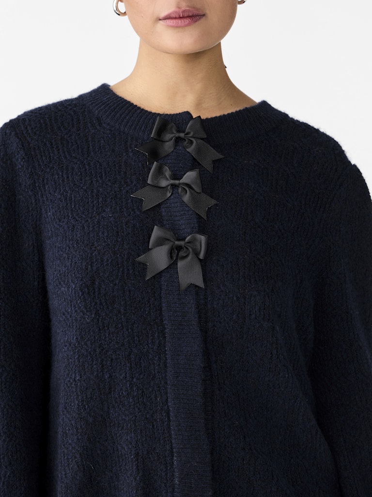 YABonsa LS Knit Cardigan Navy Blazer