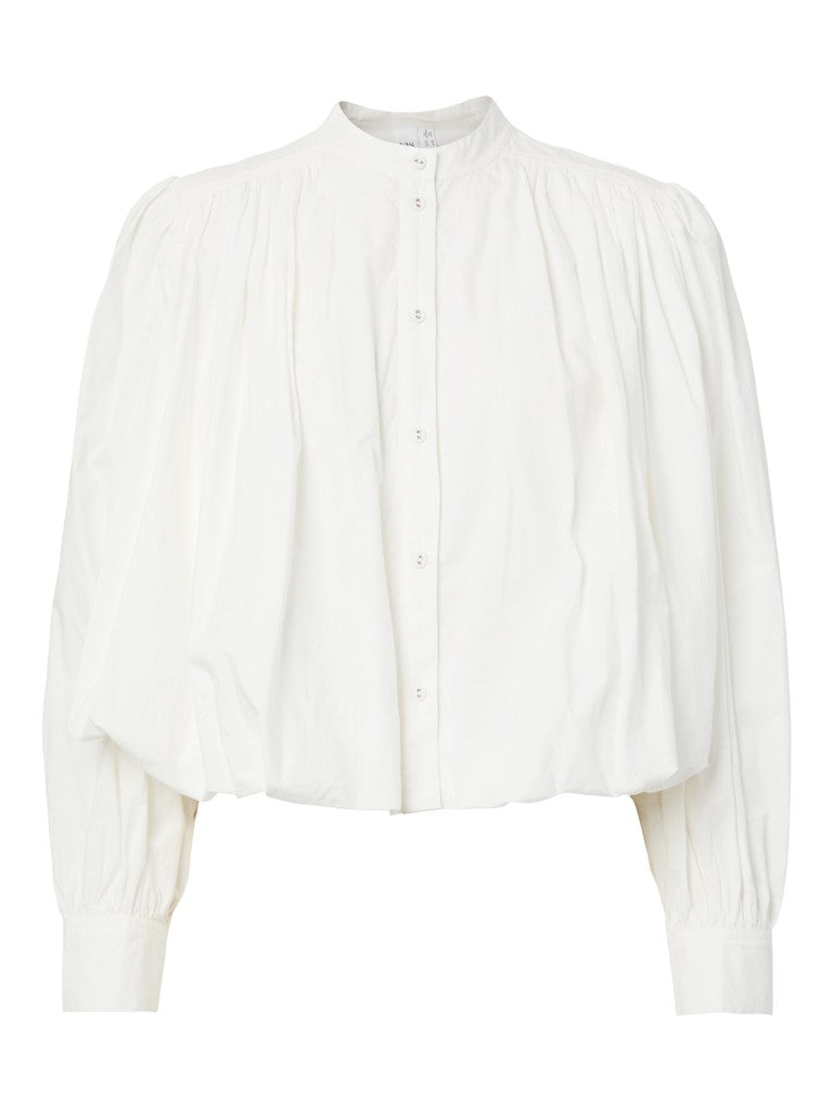YASCilva LS Short Shirt Star White
