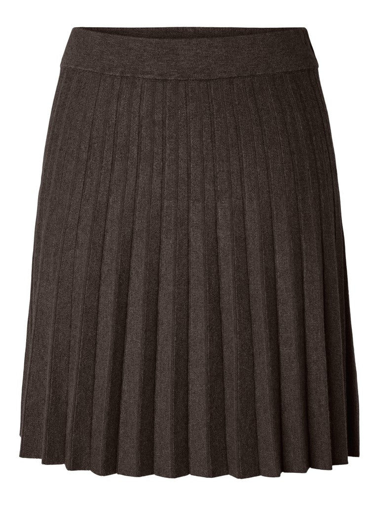 YASElena HÄW Pleated Skirt Coffe Bean