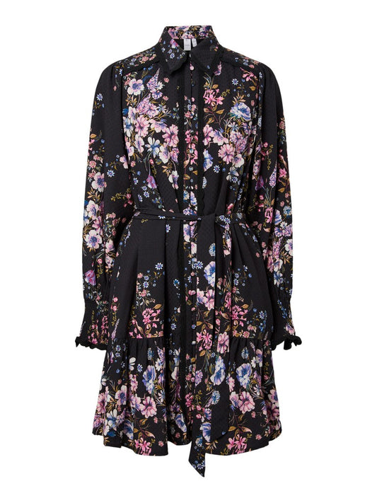 YASTilera LS Shirt Dress Black Tilly