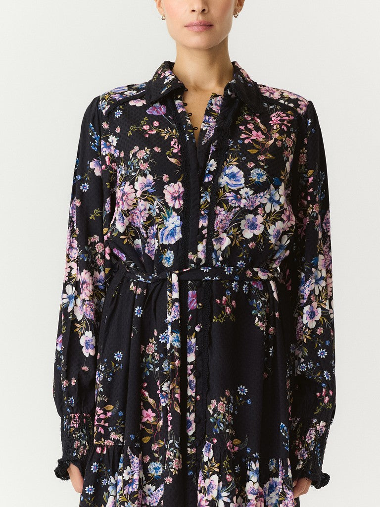 YASTilera LS Shirt Dress Black Tilly