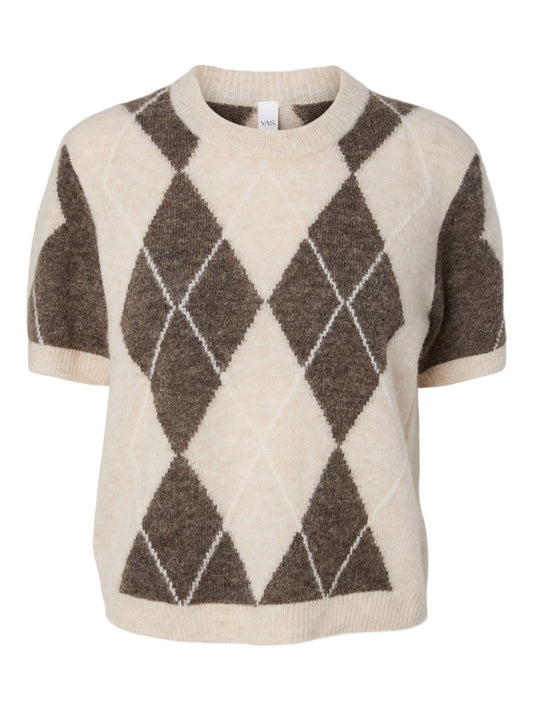 YASJohi SS Wool Blend Pullover Oatmeal