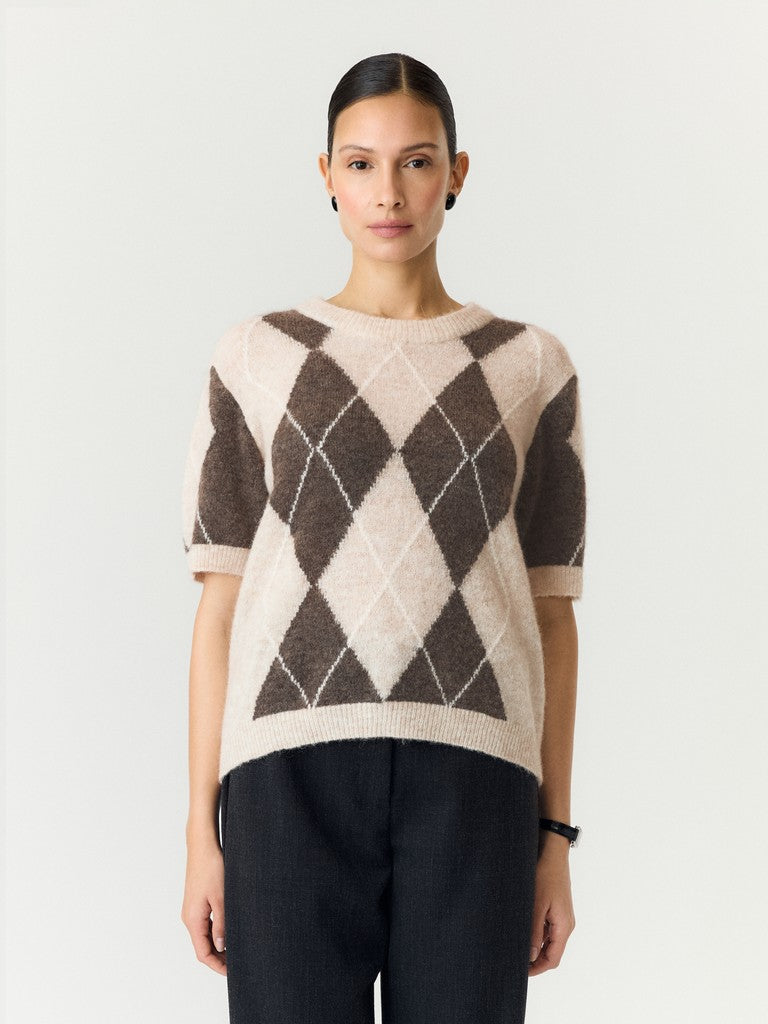 YASJohi SS Wool Blend Pullover Oatmeal