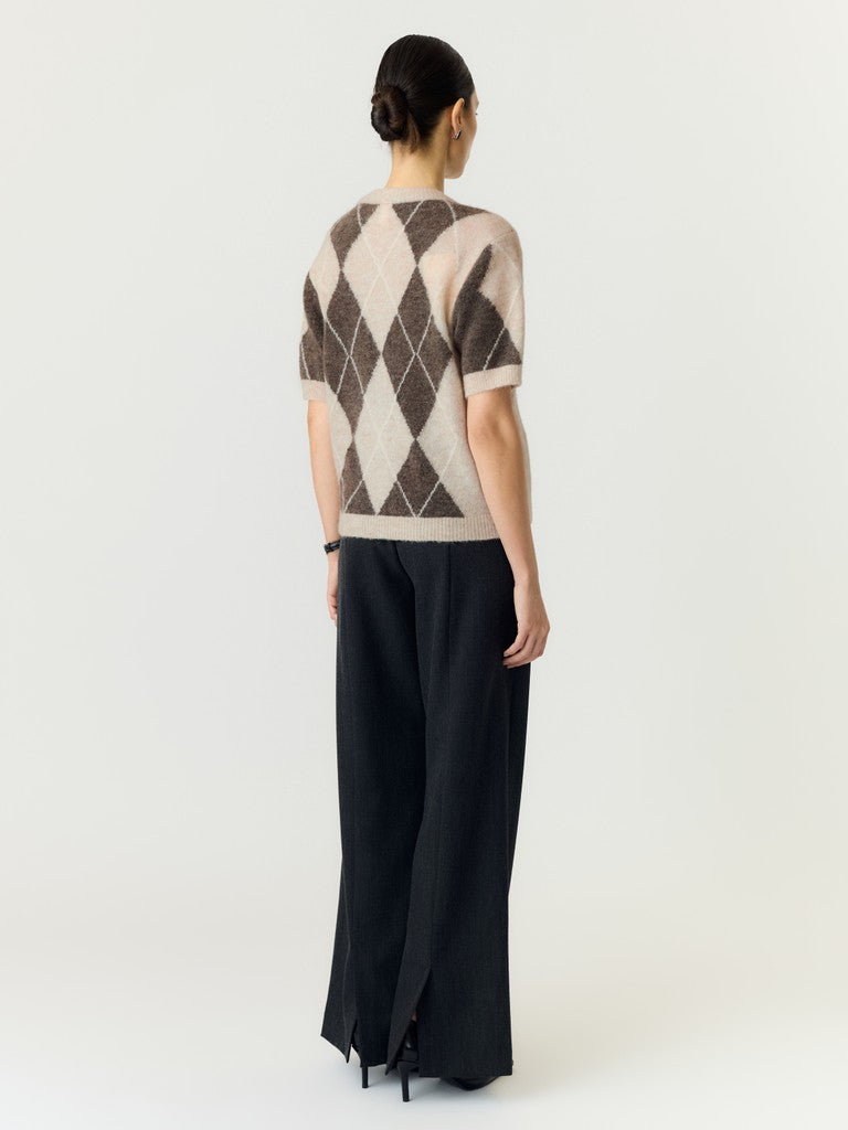 YASJohi SS Wool Blend Pullover Oatmeal