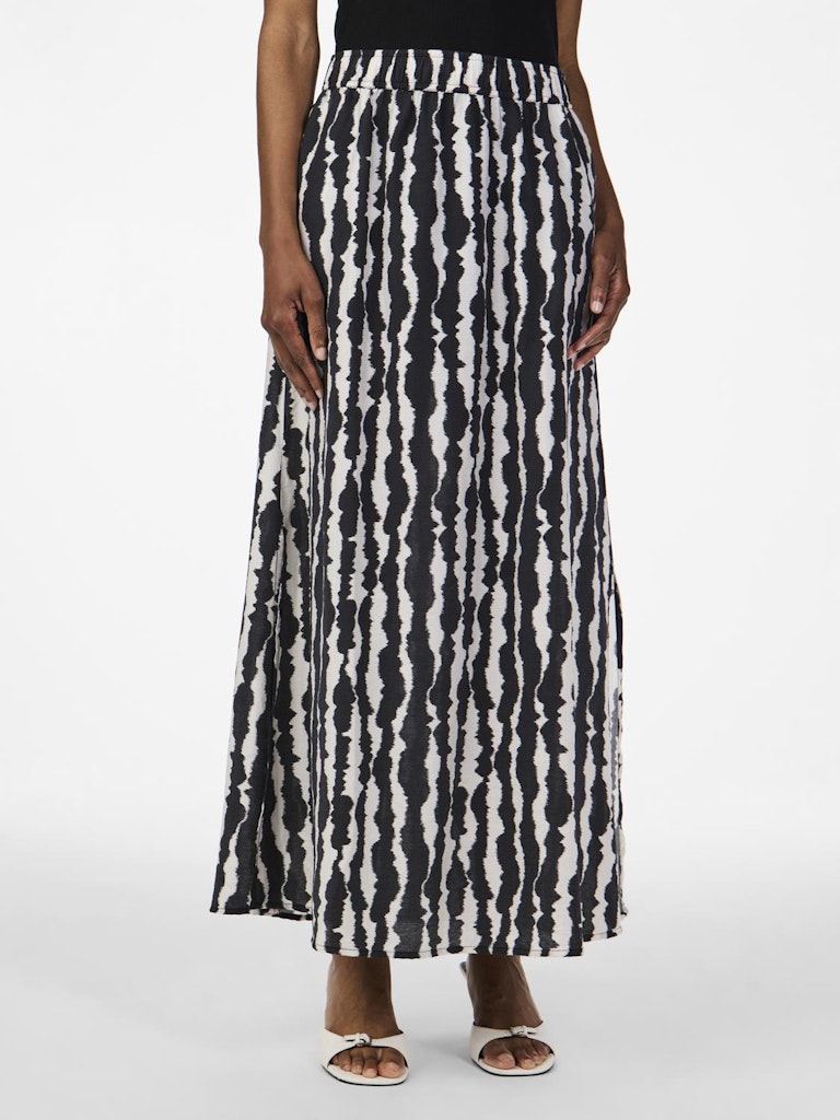 YASZena HW Ankle Skirt Black
