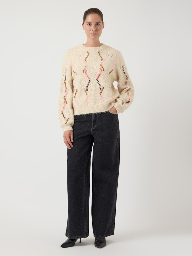 YASGabbi LS Knit Pullover Birch