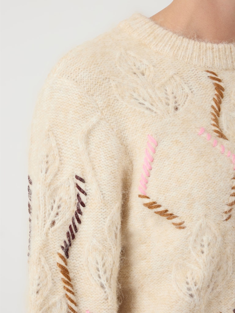 YASGabbi LS Knit Pullover Birch