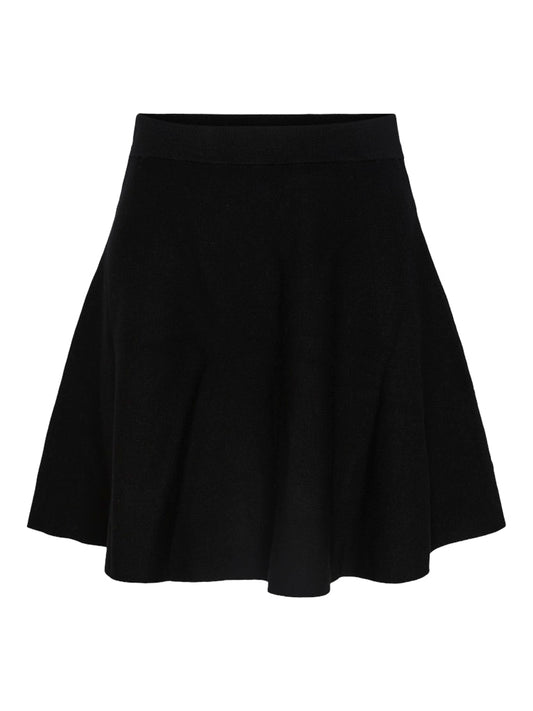 YASFonny HW Knit Skirt Black