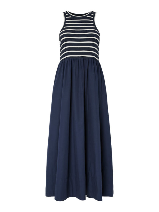 YASMiri Sl Long Dress Navy Blazer