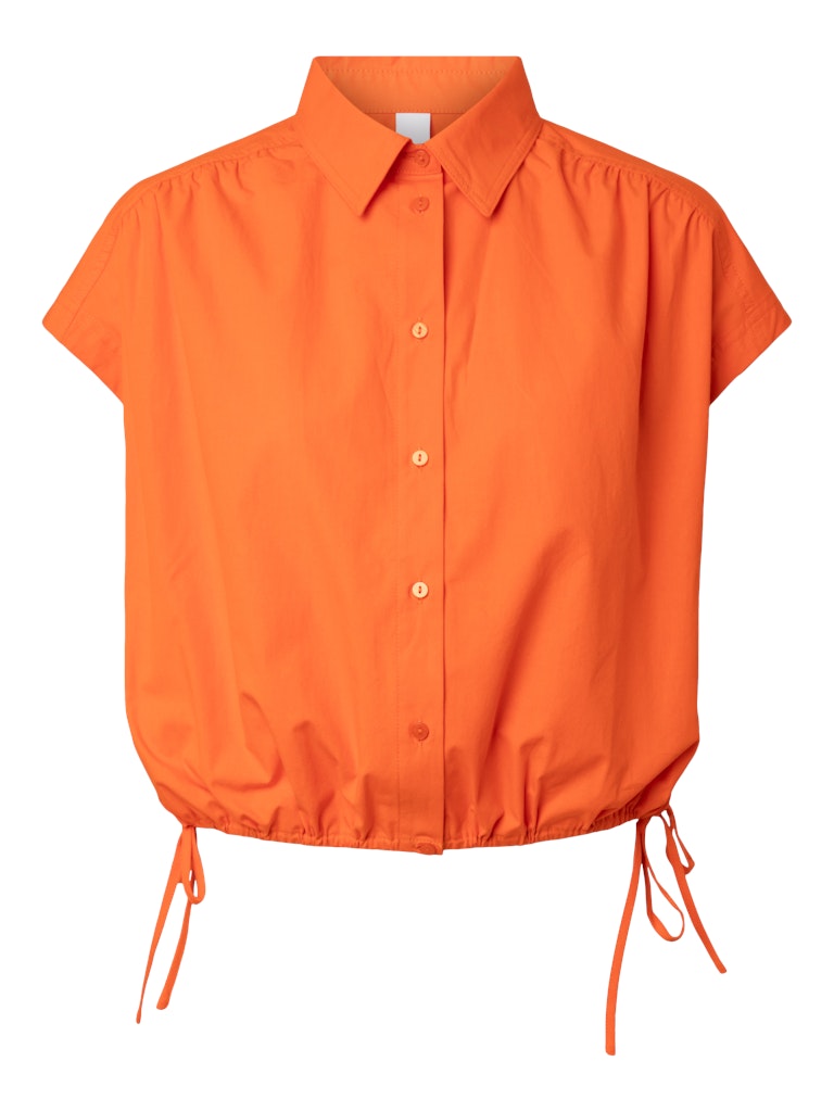 YASLea SS Short Shirt Red Orange